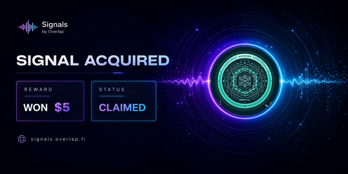 HusoNode (❖,❖) won on Signals