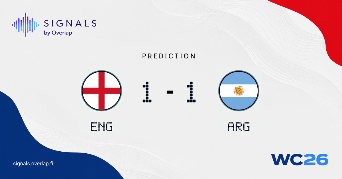 England 1-1 Argentina