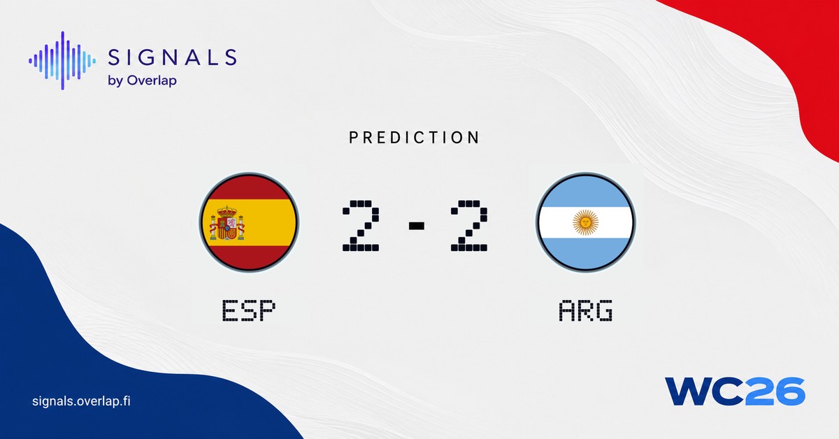 Spain 2-2 Argentina