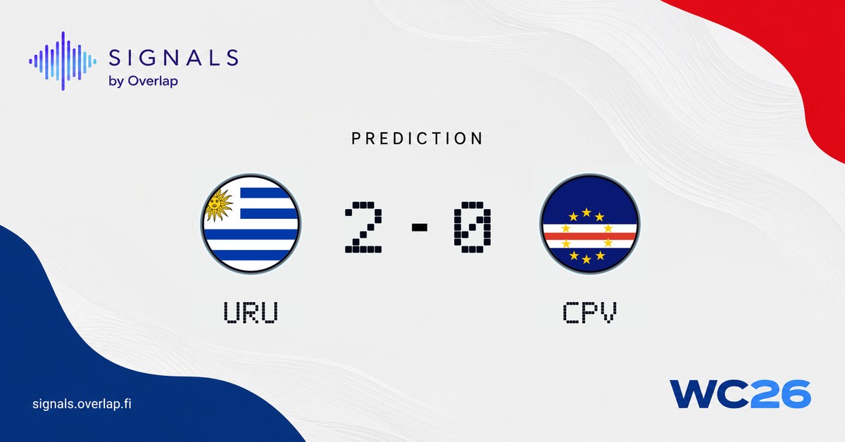 Uruguay 2-0 Cabo Verde