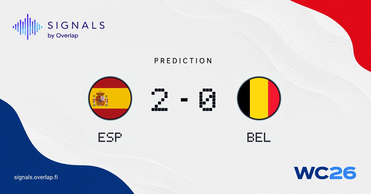Spain 2-0 Belgium