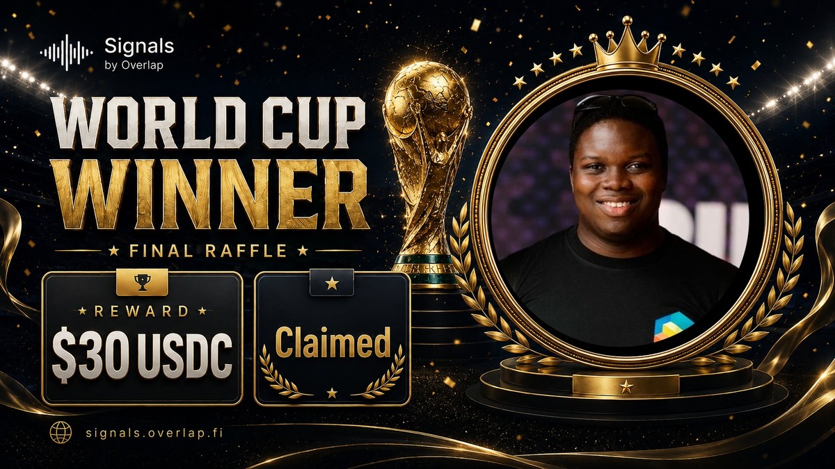 $30 USDC World Cup raffle winner on Signals
